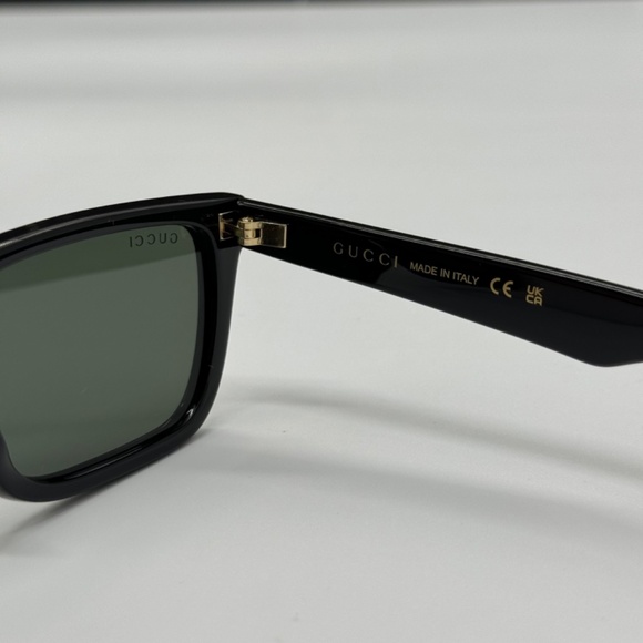 NEW GG1539S 001 GUCCI BLACK GREY CAT EYE UNISEX GUCCI SUNGLASSES - Picture 10 of 12